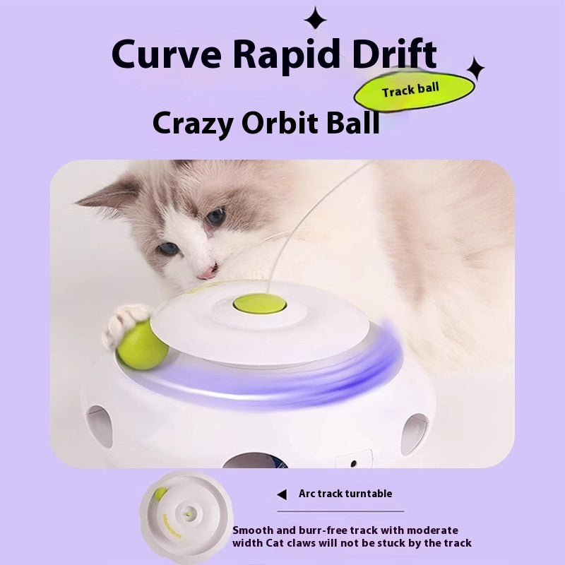 Electric Cat Toy Intelligent Automatic Cat Teasing Self-Hi Relieving Stuffy Artifact