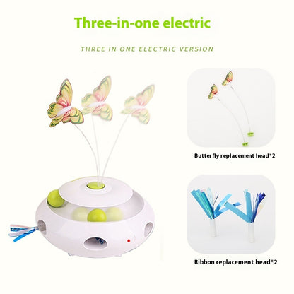 Electric Cat Toy Intelligent Automatic Cat Teasing Self-Hi Relieving Stuffy Artifact