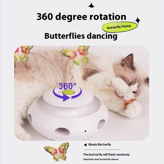 Electric Cat Toy Intelligent Automatic Cat Teasing Self-Hi Relieving Stuffy Artifact