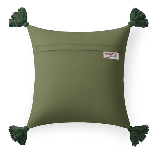 Chunky tassle corner Cushion Cover