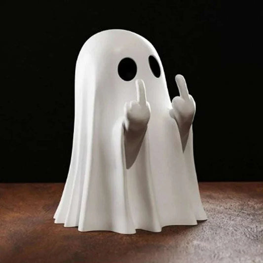 Halloween Ornaments | Finger Cute Ghost Statue