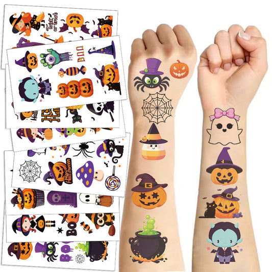 Halloween Temporary Tattoo Stickers for Kids-10 Sheets